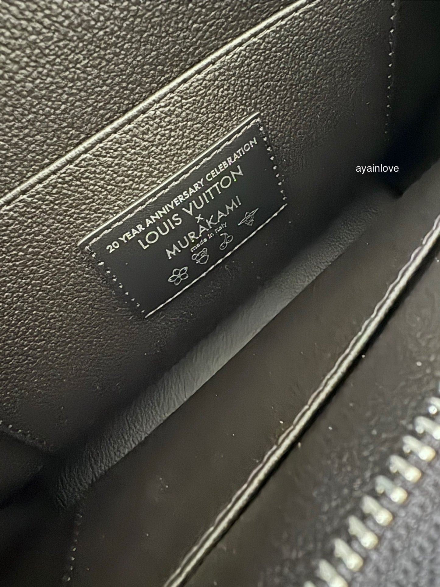 LOUIS VUITTON LV x TM Black Multicolour Rainbow Murakami Toiletry 26 Pouch