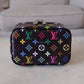 LOUIS VUITTON LV x TM Black Multicolour Murakami Rainbow Nice Mini Bag