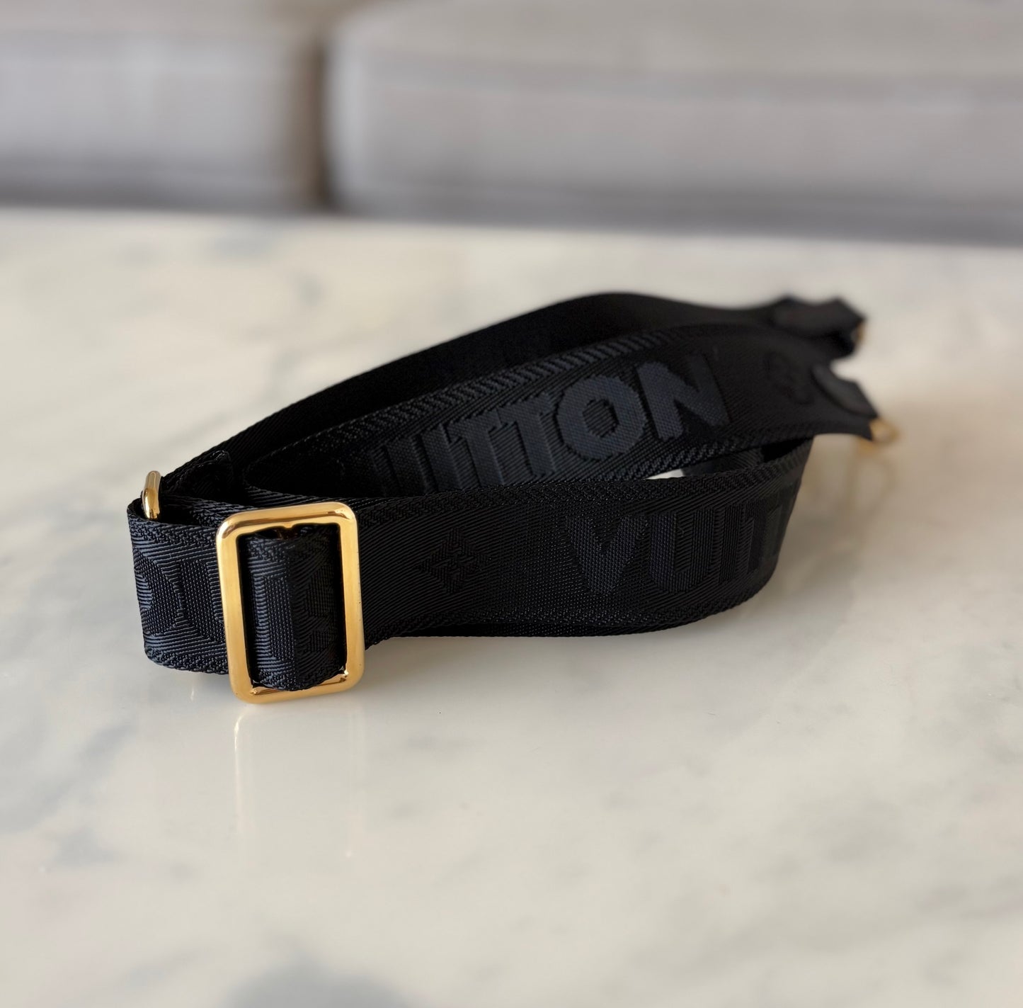 LOUIS VUITTON LV Alma BB Black Calfskin Bubblegram Bag Gold Hardware