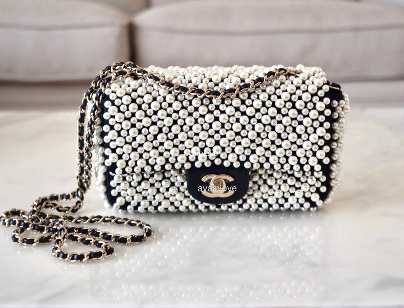 Chanel pearl handbag Clearance