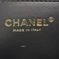 CHANEL 26P Black Washed Denim Small 25 Bag Gold Hardware