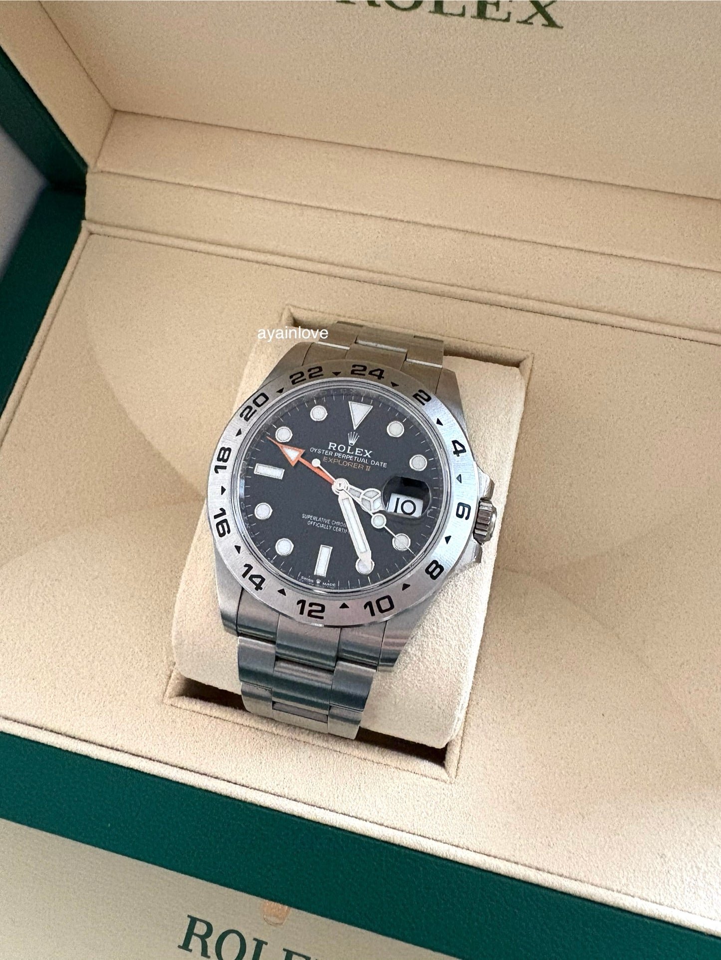 ROLEX Explorer II 42mm Black Dial 2023 Oystersteel 226570