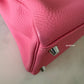 HERMES Kelly 35 Pink Rose Lipstick Togo Palladium Hardware Q Square Stamp