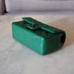 CHANEL Green Caviar Classic Quilted Rectangular Mini Flap Bag Ruthenium Hardware