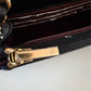 CHANEL Black Caviar Microchipped Classic Wallet On Chain Gold Hardware