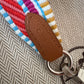 HERMES Multicolour 25 mm Pink Blue Yellow Strap 105 cm Palladium Hardware