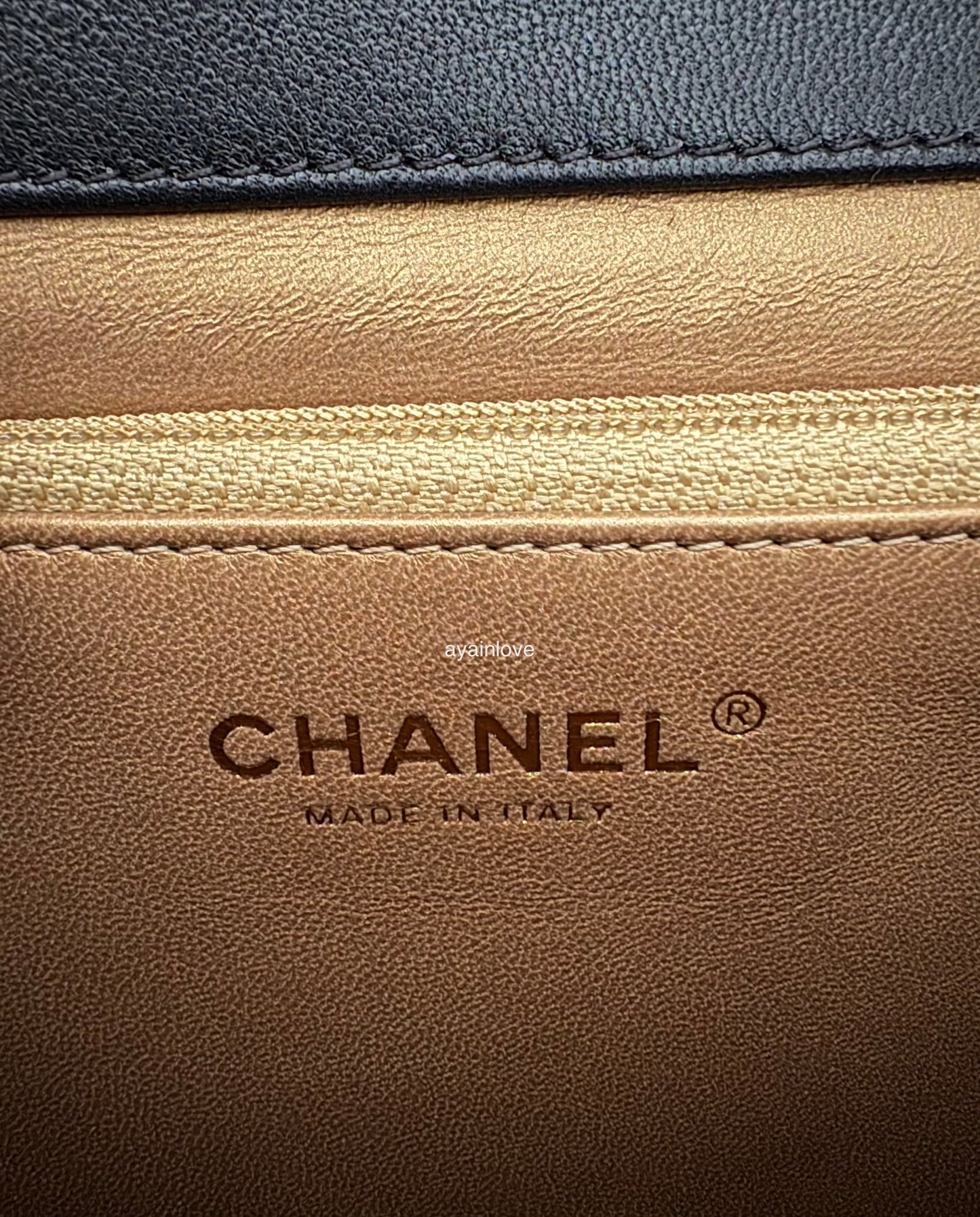 CHANEL 19S Chic Pearl Black Goatskin Flap Bag Gold Hardware