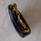 VALENTINO Vlogo Black Moon Zip Up Mini Hobo Bag Gold Hardware