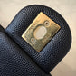 CHANEL 23C Black Caviar CC You 24cm Small Flap Bag Gold Hardware
