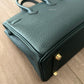 HERMES Birkin 25 Vert Cypress Togo Bag Gold Hardware U Stamp