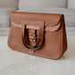 HERMES Halzan 31 Gold Clemence Gold Hardware D Stamp