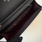 CHANEL Black Caviar Microchipped Classic Wallet On Chain Gold Hardware