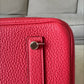 HERMES Birkin 35 Togo Rouge Pivoine Gold Hardware R Stamp