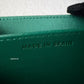 CHANEL 18S Iridescent Emerald Green Caviar XL Snap Card Holder Light Gold Hardware