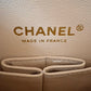 CHANEL Beige Clair Caviar Small Classic Flap Bag Gold Hardware
