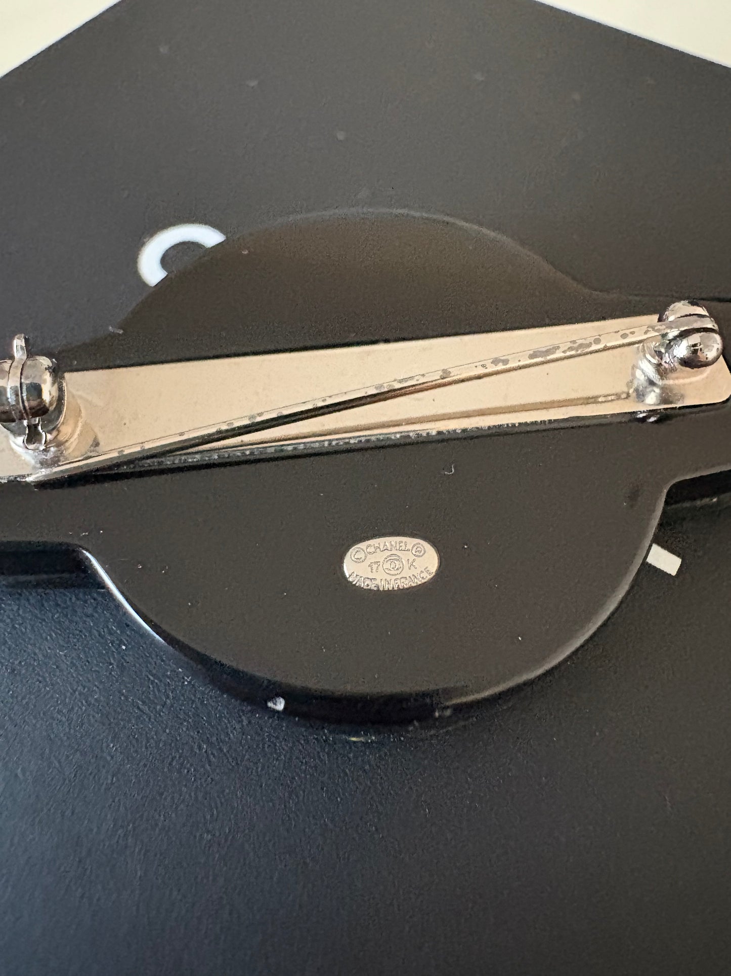 CHANEL 17K Multicolour Planet Resin Strass Brooch