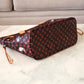 LOUIS VUITTON LV Limited Edition Grace Coddington Catogram Canvas Neverfull MM
