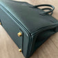 HERMES Birkin 25 Vert Cypress Togo Bag Gold Hardware U Stamp
