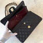 CHANEL Black Caviar Medium/Large Classic Flap Gold Hardware