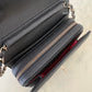 CHANEL 22C Black Caviar Like a Wallet Mini Flap Bag Gold Hardware