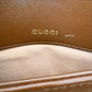 Gucci Horsebit 1955 Medium Brown GG Supreme Monogram Bag Gold Hardware