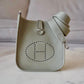HERMES Mini Evelyne TPM 16 Amazone Sauge Green Clemence Palladium Hardware K Stamp