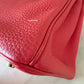 HERMES Birkin 35 Togo Rouge Pivoine Gold Hardware R Stamp