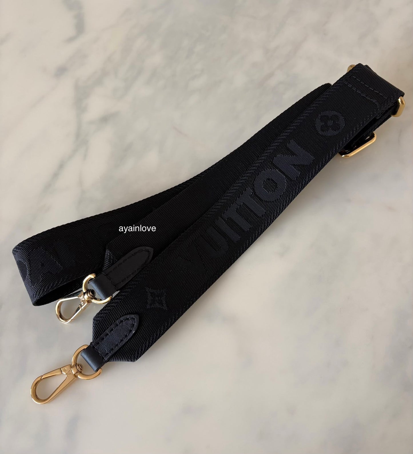 LOUIS VUITTON LV Alma BB Black Calfskin Bubblegram Bag Gold Hardware