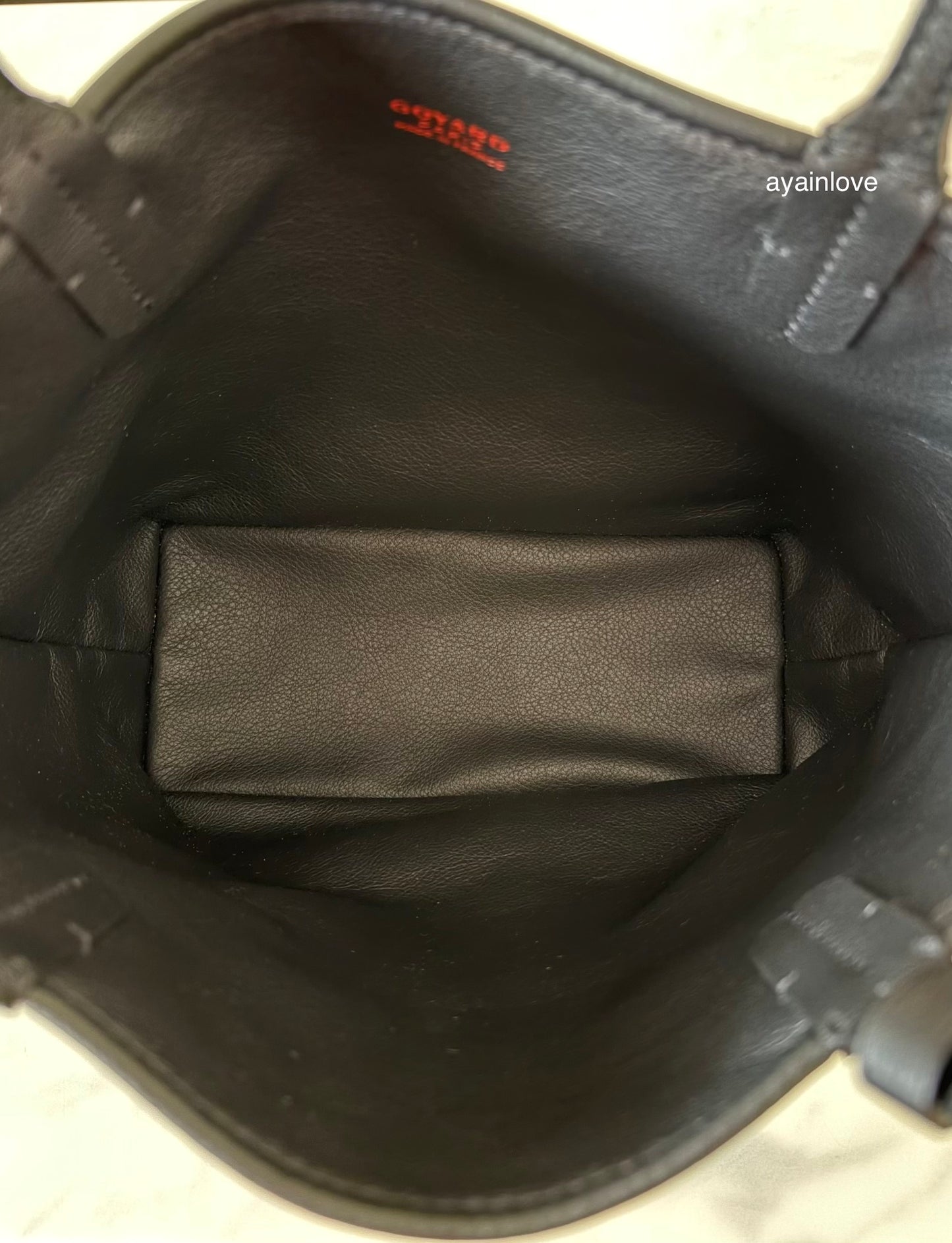 GOYARD Anjou Mini Goyardline Canvas/Calfskin Reversible Tote Bag