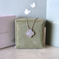 Van Cleef Arpels VCA White Mother of Pearl Magic Alhambra Pendant Necklace 18KT White Gold
