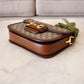 Gucci Horsebit 1955 Medium Brown GG Supreme Monogram Bag Gold Hardware