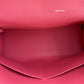 HERMES Kelly 35 Pink Rose Lipstick Togo Palladium Hardware Q Square Stamp