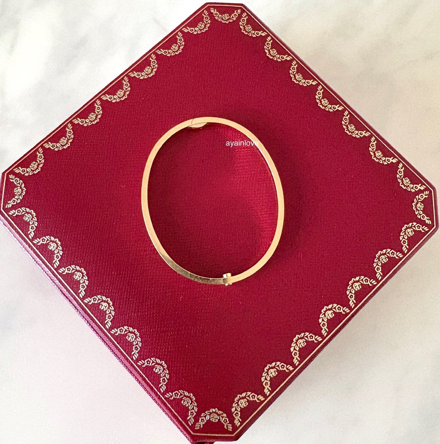 CARTIER 18KT Rose Gold LOVE Small Model Bracelet Size 16