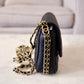 CHANEL 23C Black Caviar CC You 24cm Small Flap Bag Gold Hardware