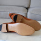 HERMES Naturel Brown Calfskin Neo Ankle Kelly Boots Shoes Palladium Hardware Size 39