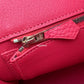 HERMES Birkin 35 Togo Rouge Pivoine Gold Hardware R Stamp