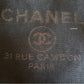 CHANEL Midnight Navy Blue Canvas Small Medium Deauville Microchipped Tote Bag Silver Hardware