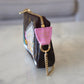 LOUIS VUITTON LV Holiday Limited Edition Vivienne Vendome Paris Animation 2022 Mini Pochette Monogram Gold Hardware