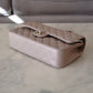 CHANEL 19S Iridescent Beige Lambskin Medium/Large Classic Flap Light Gold Hardware