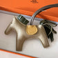 HERMES Rodeo PM Quadcolour Trench/Canopee/Curry/Etoupe Bag Charm