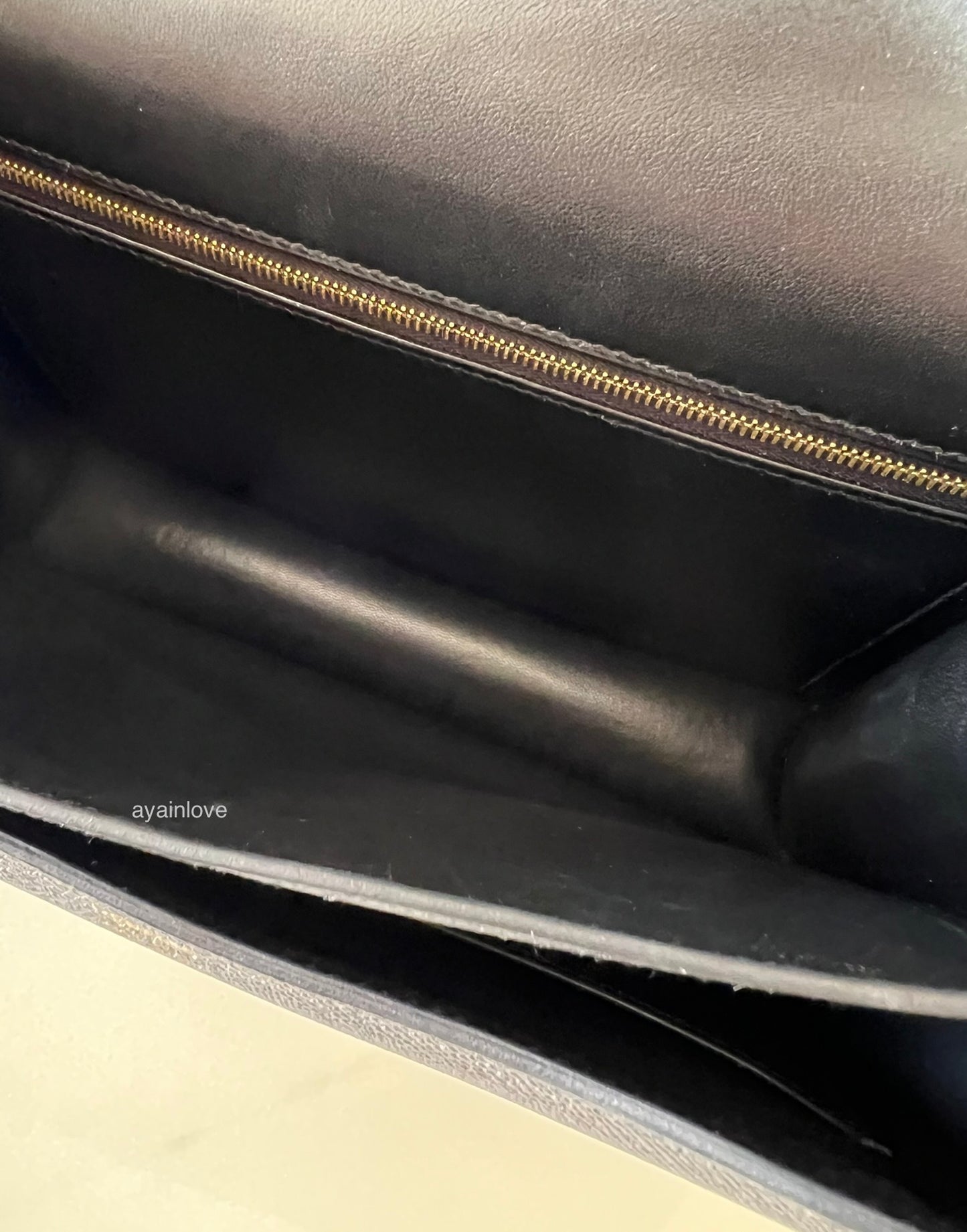 HERMES Constance 24 Noir Black Epsom Rose Gold Hardware D Stamp