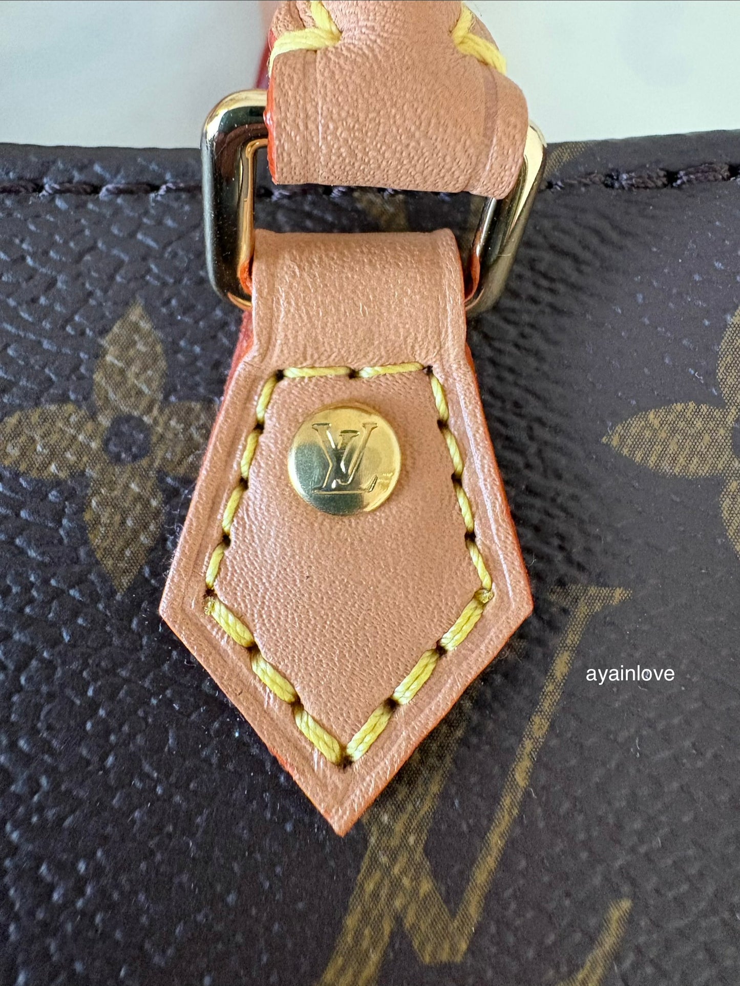 LOUIS VUITTON Petit Sac Plat Monogram Bag