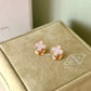 VAN CLEEF ARPELS VCA 18KT Yellow Gold MOP Mother of Pearl Sweet Alhambra Earrings