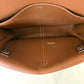 HERMES Halzan 25 Gold Clemence Palladium Hardware B Stamp