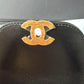 CHANEL Black Calfskin Mini Kelly 19cm Shopping Bag Gold Hardware