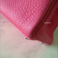 HERMES Kelly 35 Pink Rose Lipstick Togo Palladium Hardware Q Square Stamp