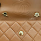 CHANEL Dark Beige Small Trendy Flap Bag Light Gold Hardware