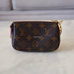 LOUIS VUITTON LV Holiday Limited Edition Vivienne Vendome Paris Animation 2022 Mini Pochette Monogram Gold Hardware