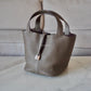 HERMES Picotin Lock 22 Etoupe Taurillion Clemence Palladium Hardware D Stamp