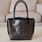 GOYARD Anjou Mini Goyardline Canvas/Calfskin Reversible Tote Bag